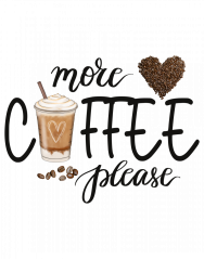 Nažehlovačka Coffee More Please