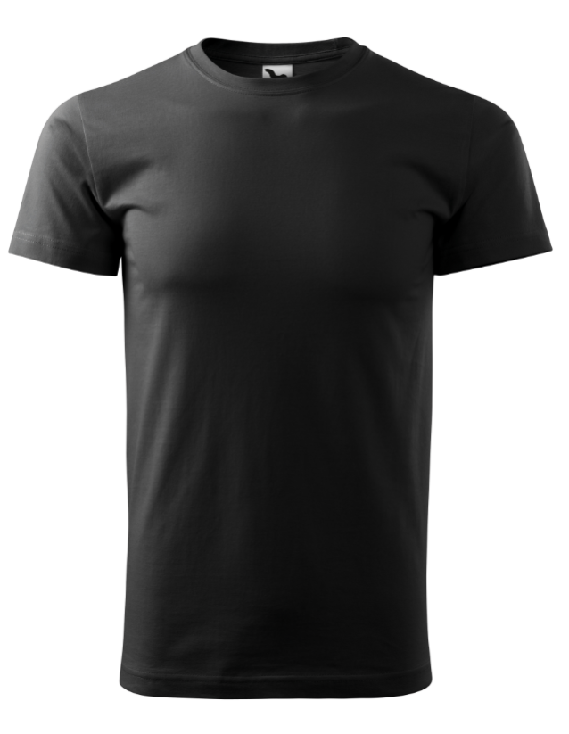 Triko s Vlastním potiskem - UNISEX 200g/m2 - Velikost trička: 4XL, Barva trička: 01 - černá