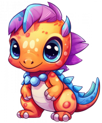 Nažehlovačka Cute dinosaurs rainbow 3