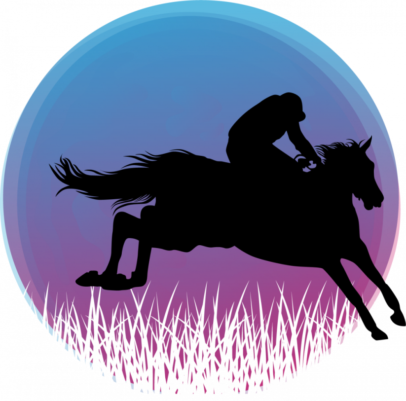Hrnek kůň silueta č.2 - Druh hrnečku: světle modrý