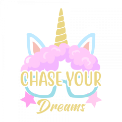 Nažehlovačka Jednorožec  - chase your dream