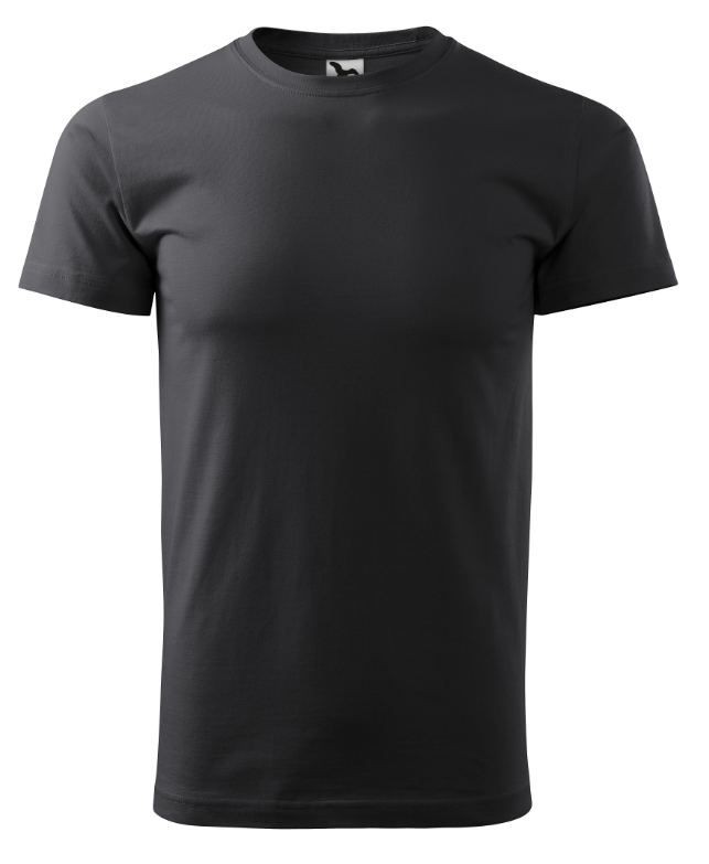 Triko s Vlastním potiskem - UNISEX 200g/m2 - Velikost trička: 3XL, Barva trička: 94 - ebony gray