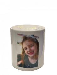 Kasička s fotografií
