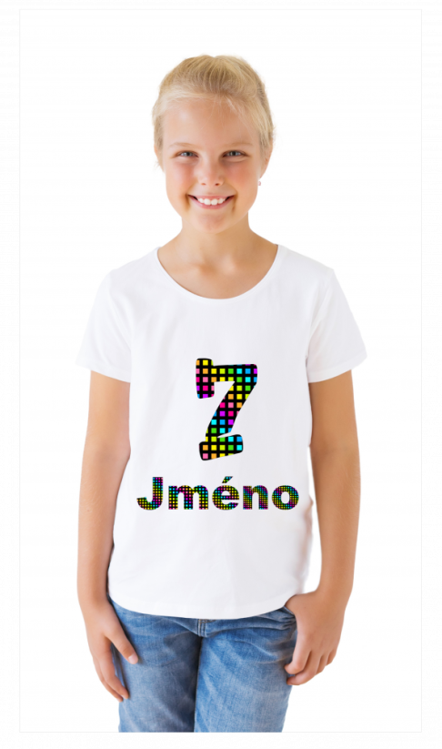 Nažehlovačka duhové číslo + jméno