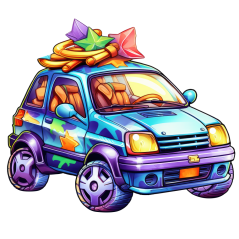Nažehlovačka Baby car