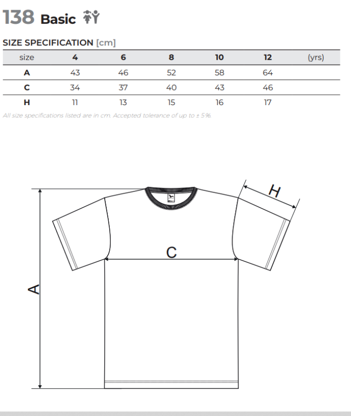 Triko s Vlastním potiskem - UNISEX 200g/m2