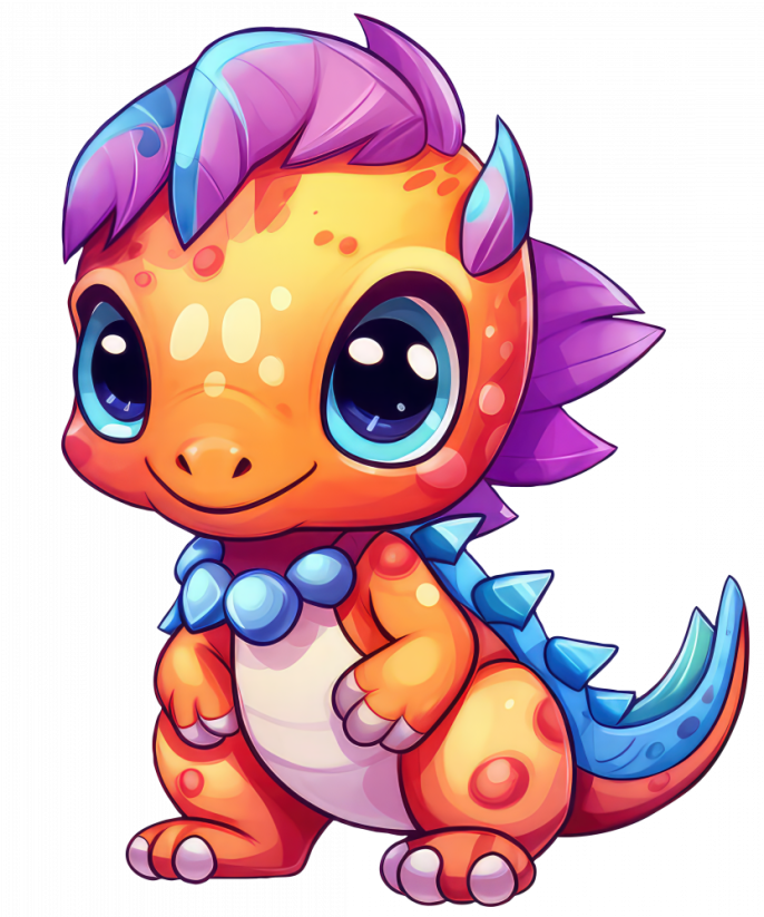 Nažehlovačka Cute dinosaurs rainbow 3