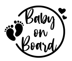 Samolepka na auto Baby On Board 7