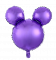 Balónek ve tvaru Myšáka - fialový