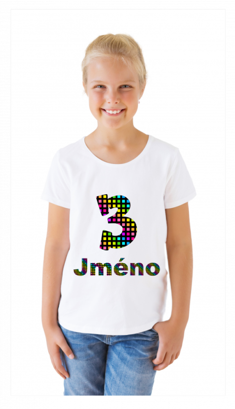 Nažehlovačka duhové číslo + jméno