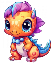 Nažehlovačka Cute dinosaurs rainbow 3