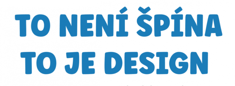 Samolepka na auto To je design - barva samolepky: černá