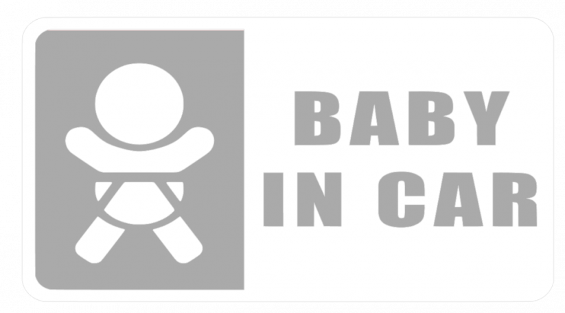 Samolepka na auto - barva samolepky: bílá