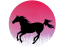 Hrnek kůň silueta č.2 - Druh hrnečku: růžový vnitřek + ucho ve tvaru srdce