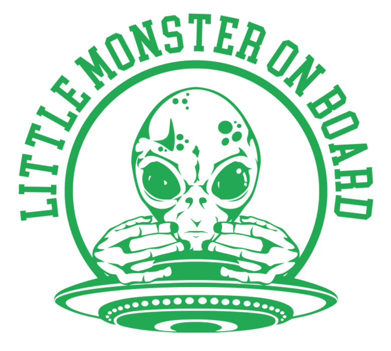 Samolepka na auto Little Monster On Board