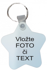 Přívěsek na klíče hvězda