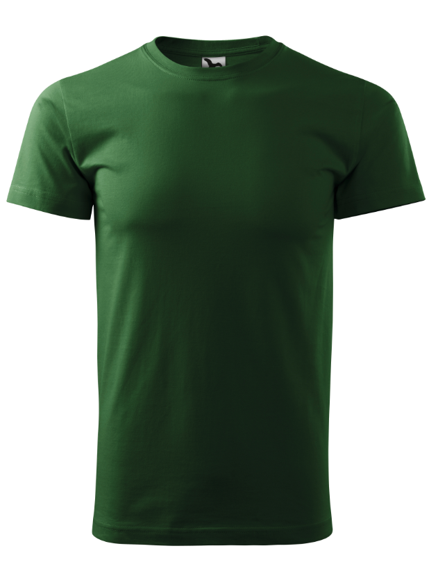 Triko s Vlastním potiskem - UNISEX 200g/m2 - Velikost trička: 3XL, Barva trička: 06 - lahvově zelená