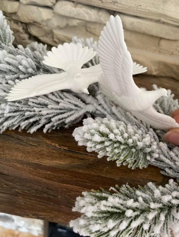 Holubice naděje 2 ks - symbol lásky a přátelství