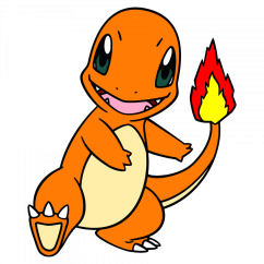 Nažehlovačka Charmander