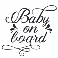 Samolepka na auto Baby On Board 6