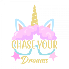 Nažehlovačka Jednorožec  - chase your dream