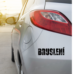 Samolepka na auto Bruslení
