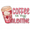 Nažehlovačka Coffee Is My Valentine 2