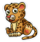 Voděodolná samolepka gepard