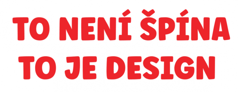 Samolepka na auto To je design - barva samolepky: černá