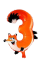 Balónek číslo 3 - liška