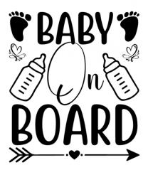 Samolepka na auto Baby On Board 5