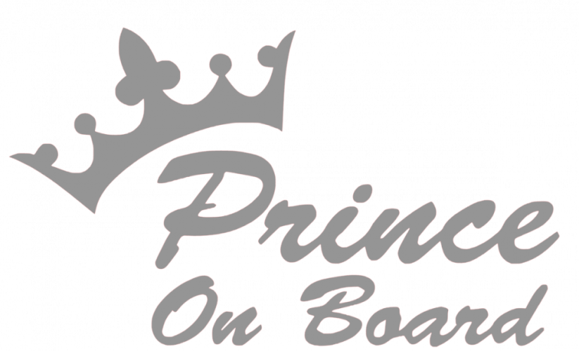 Samolepka na auto Prince on board