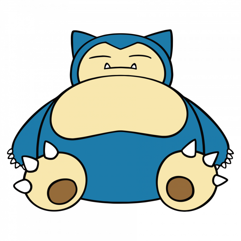 Nažehlovačka Snorlax