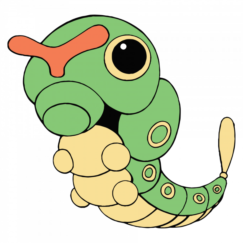 Nažehlovačka Caterpie