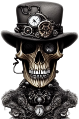 Nažehlovačka SteamPunk kostra