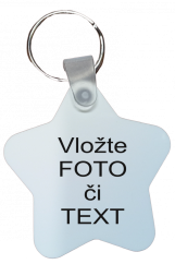Přívěsek na klíče hvězda