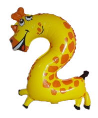 Balónek číslo 2 - žirafa