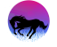 Hrnek kůň silueta č.1 - Druh hrnečku: červený