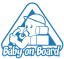 Samolepka na auto Baby on board 21 - barva samolepky: červená