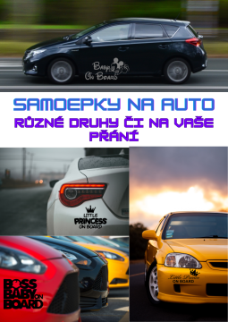 Samolepky na auto - Novinka