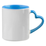 modrý vnitřek + ucho ve tvaru srdce