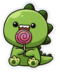 Voděodolná samolepka dinosaurus 2