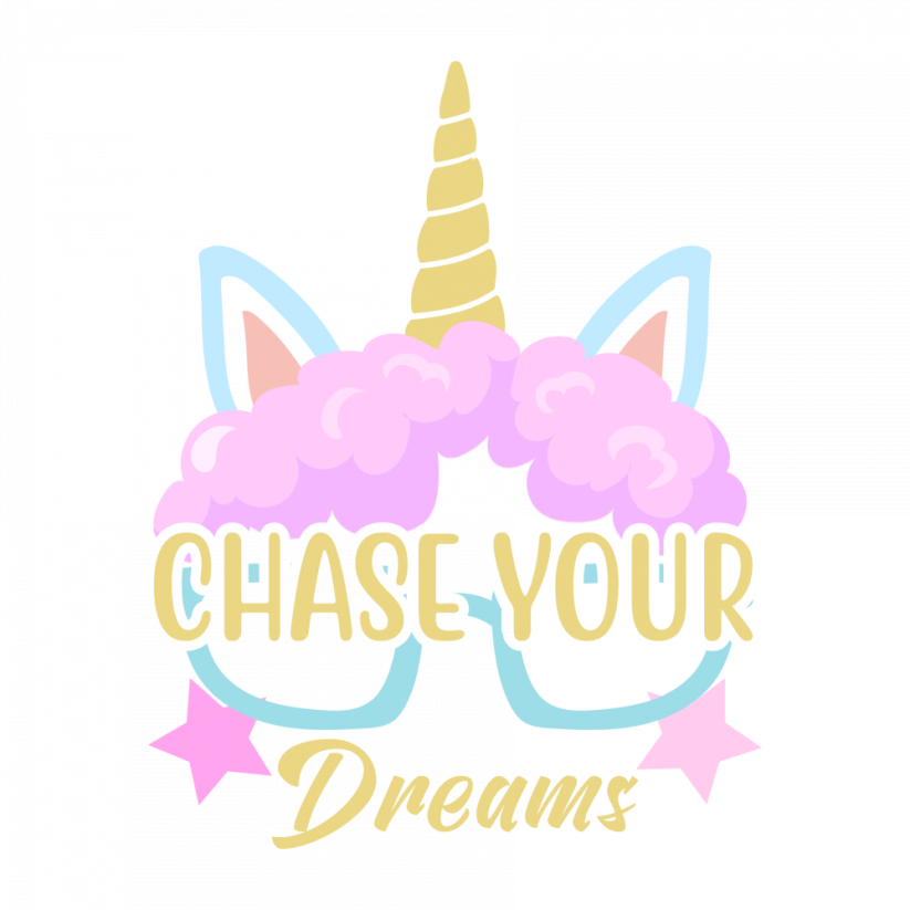 Nažehlovačka Jednorožec  - chase your dream