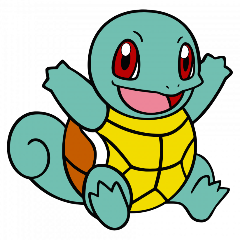 Nažehlovačka Squirtle