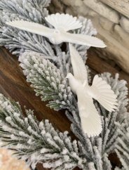 Vánoční holubice 2 ks - symbol lásky a přátelství