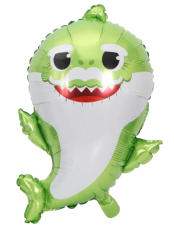 Balónek žralok - zelený