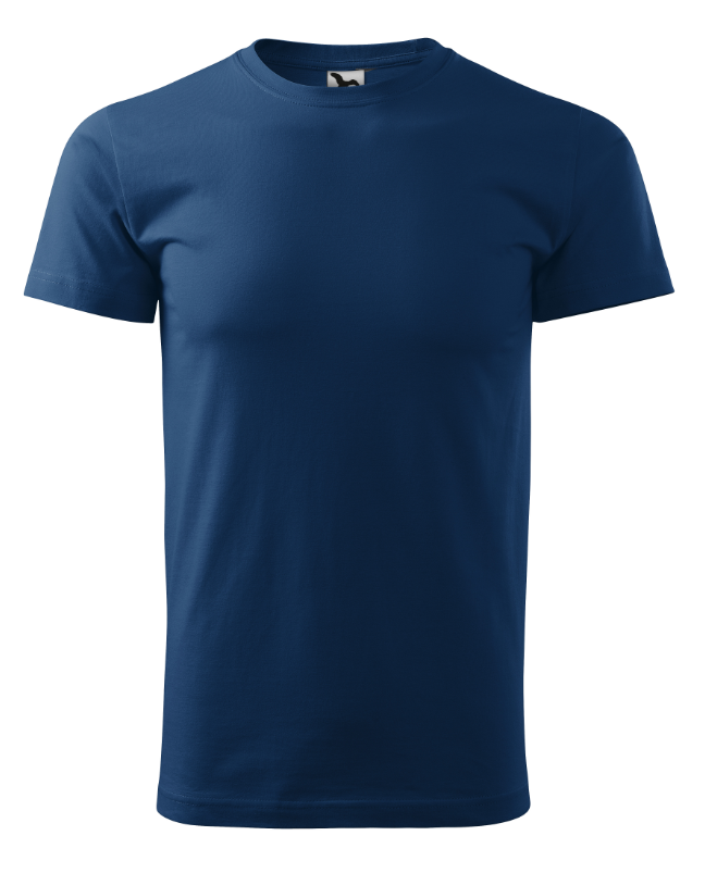 Triko s Vlastním potiskem - UNISEX 200g/m2 - Velikost trička: 146cm (10 let), Barva trička: 87 - půlnoční modrá