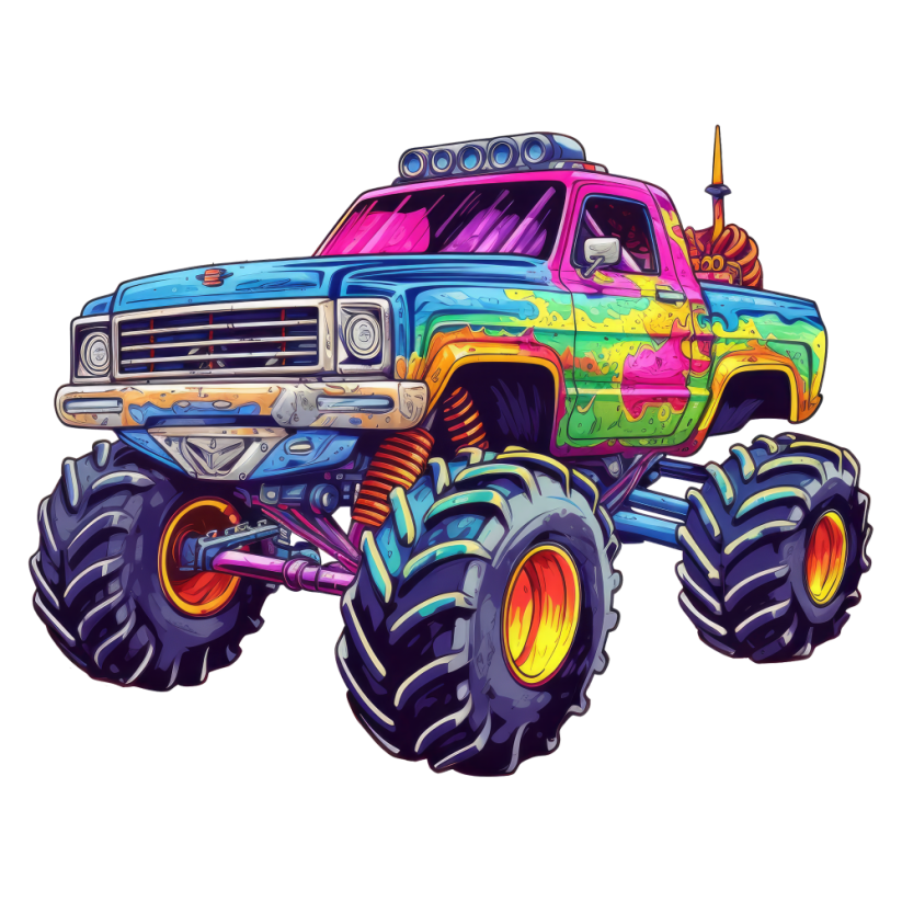 Nažehlovačka Monster Truck