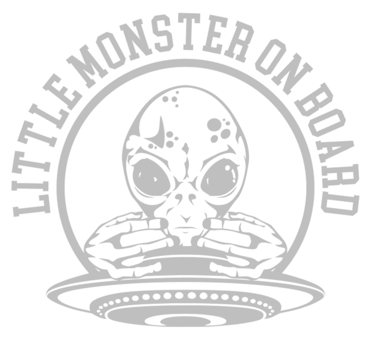 Samolepka na auto Little Monster On Board