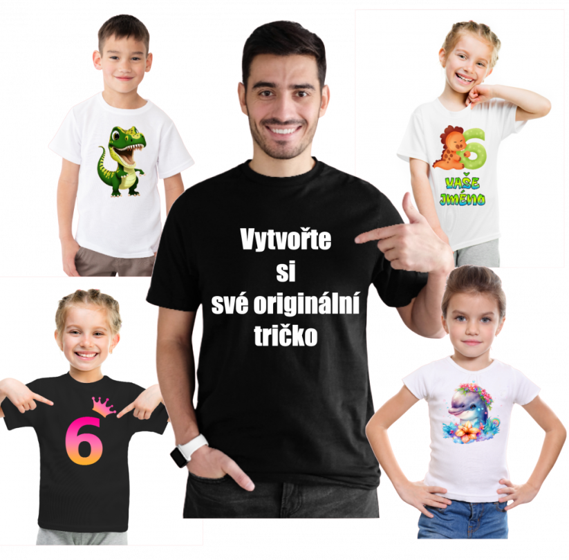 Triko s Vlastním potiskem - UNISEX 200g/m2 - Velikost trička: 2XL, Barva trička: 40 - purpurová